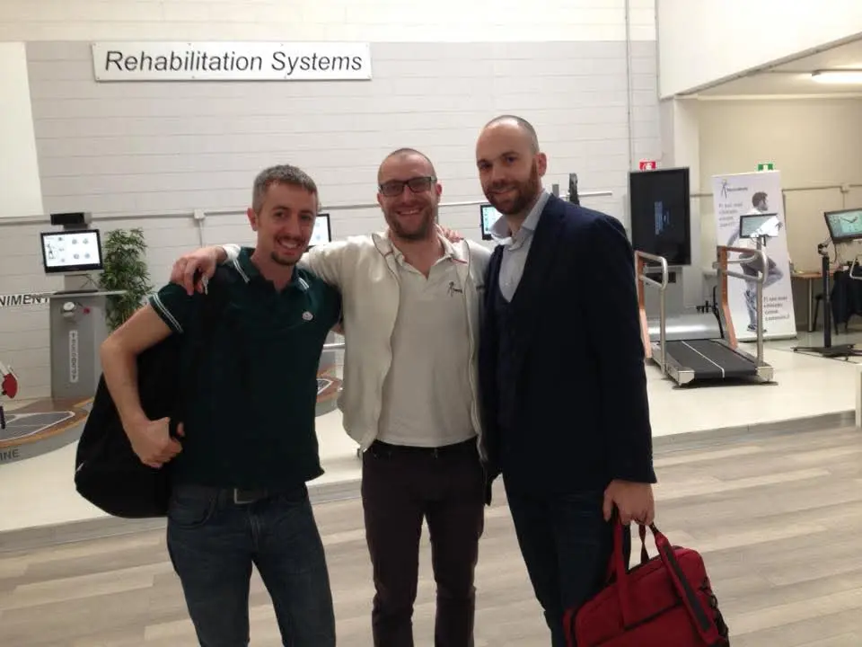 Andrea Reggiani e Gabriele Cavalieri allo stabilimento TecnoBody di Dalmine