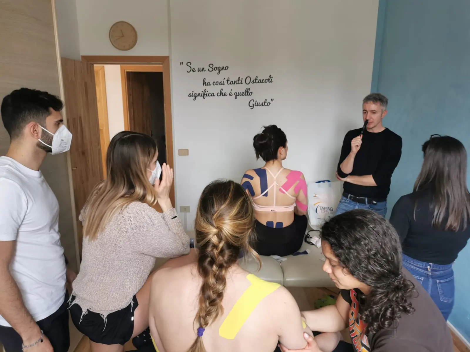 Corso interno di kinesio taping presso Osteopatia Sociale, 2021